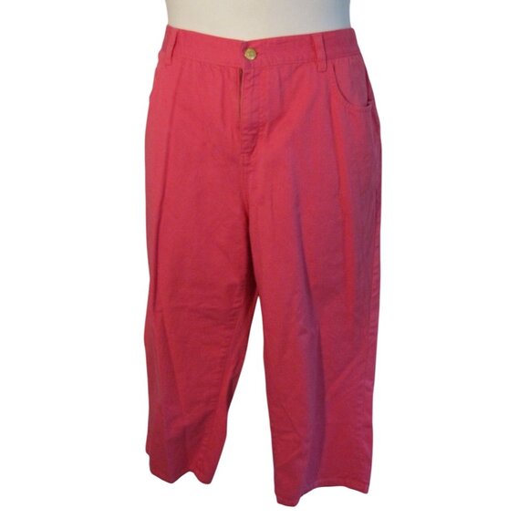 Ralph Lauren 16W 16 Pink Capri Pants - Picture 1 of 3